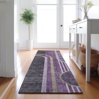 Premium Washable Super Soft Contemporary Deco Mayfield Rug