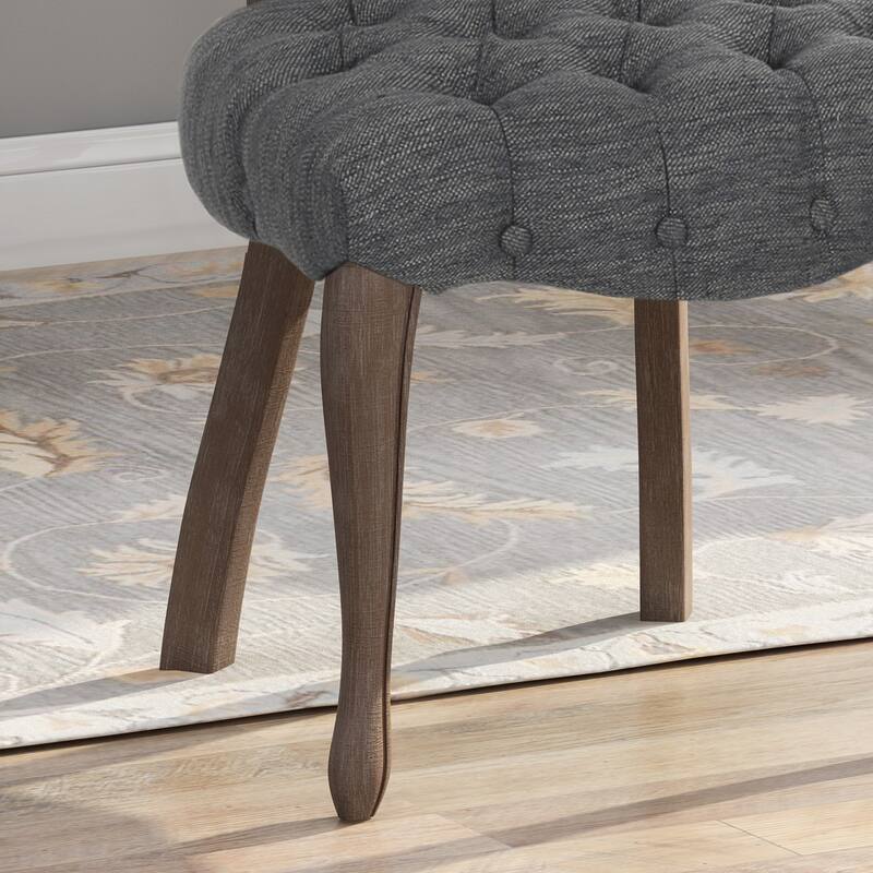 Crosswind Diamond Stitch Fabric Dining Chair by Christopher Knight Home