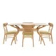 preview thumbnail 10 of 10, Idalia 5-piece Dining Set by Christopher Knight Home