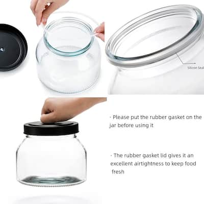 Glass Jars with Sealed Lid