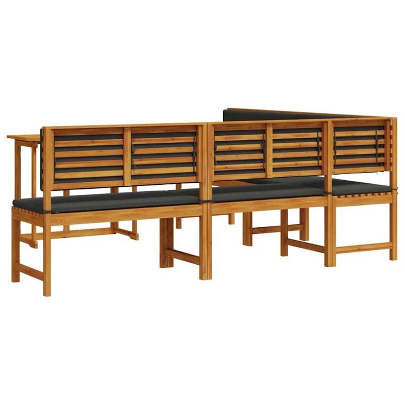 vidaXL Garden Bench Set Brown solid acacia wood - 20 x 35 x 30