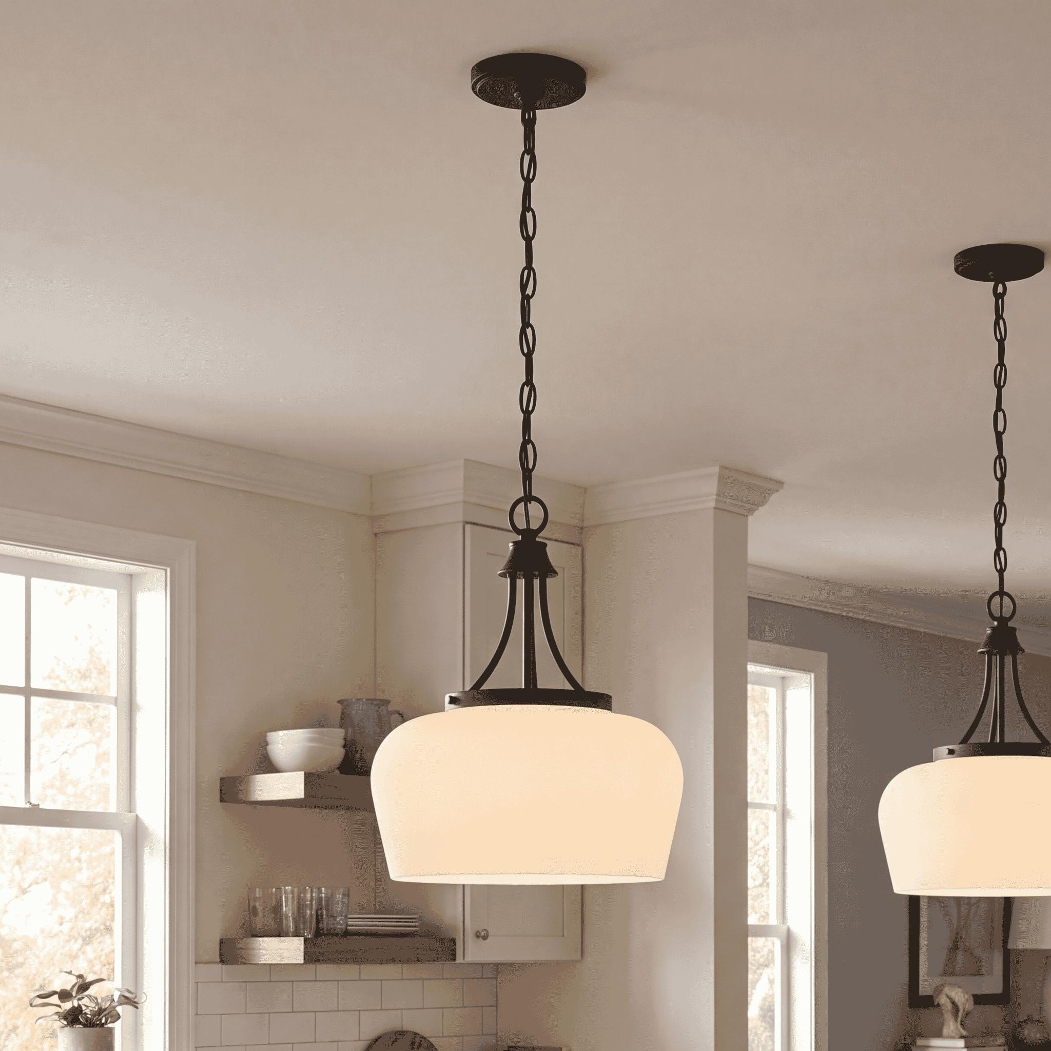 Octave 3-Light Pendant in Matte Black