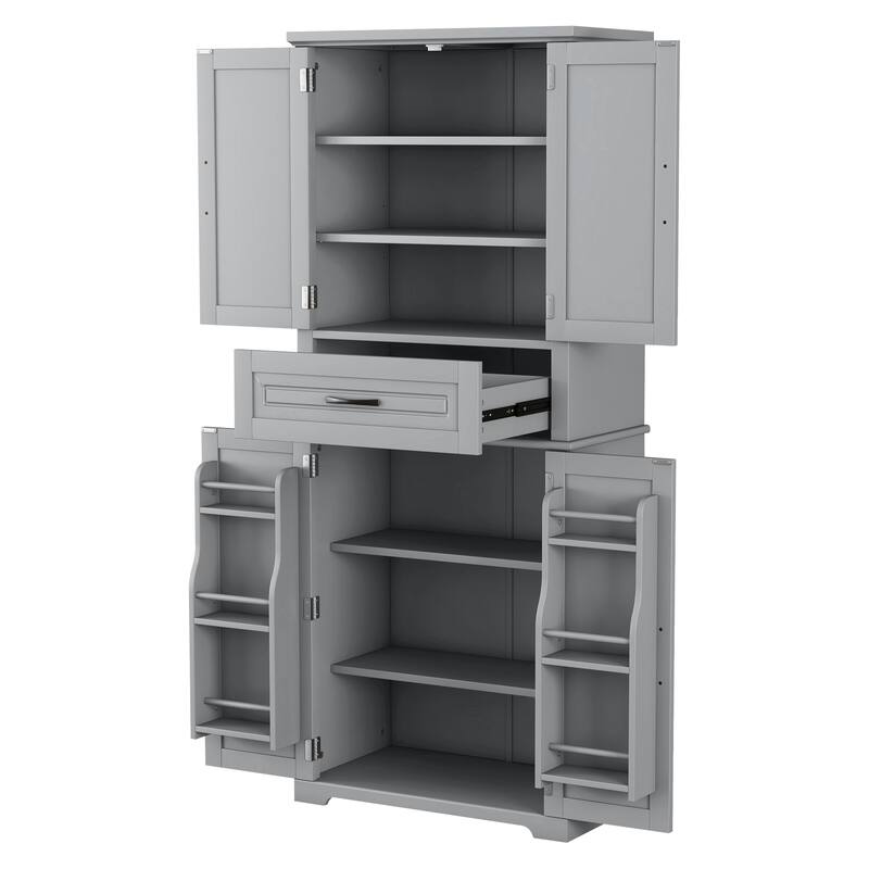 Christopher Knight Home - Whitmore Tall Bathroom Storage Cabinet with Adjustable Shelves and Multi-Functional Design