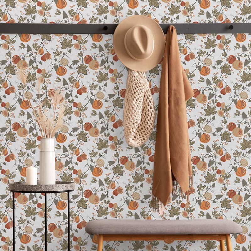 Transform Figgy Tree Orange Peel & Stick Wallpaper