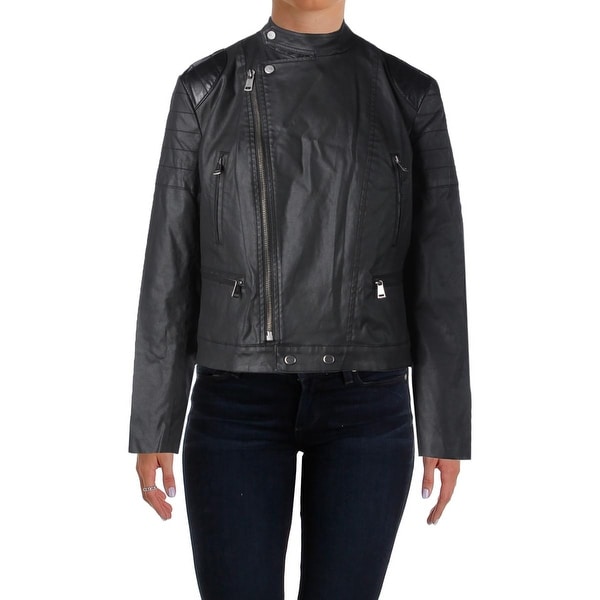 Shop Lauren Ralph Lauren Womens Motorcycle Jacket Coated ... (600 x 600 Pixel)