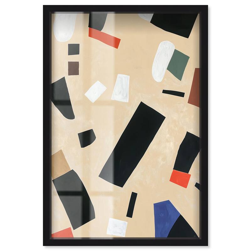 Mindscape Mosaic I Shadowbox by Art Remedy - Black - 16" x 24"