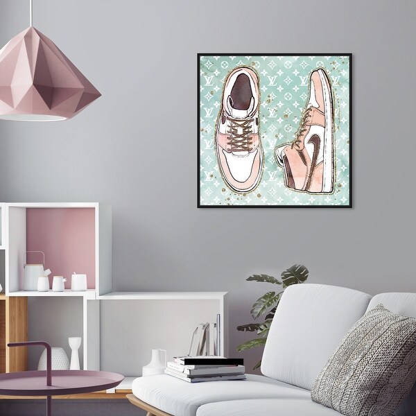 Blush canvas shoes shop