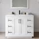 Option White / Giotto Quartz Top / Matte Black Hardware