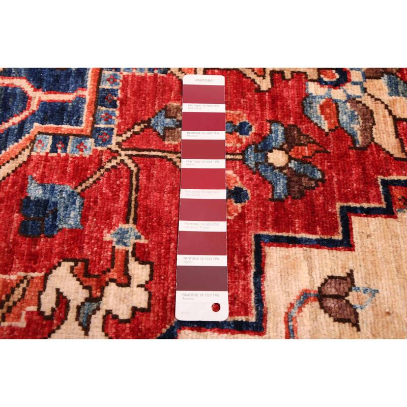 ECARPETGALLERY Hand-knotted Aryana Red Wool Rug - 9'3 x 12'0