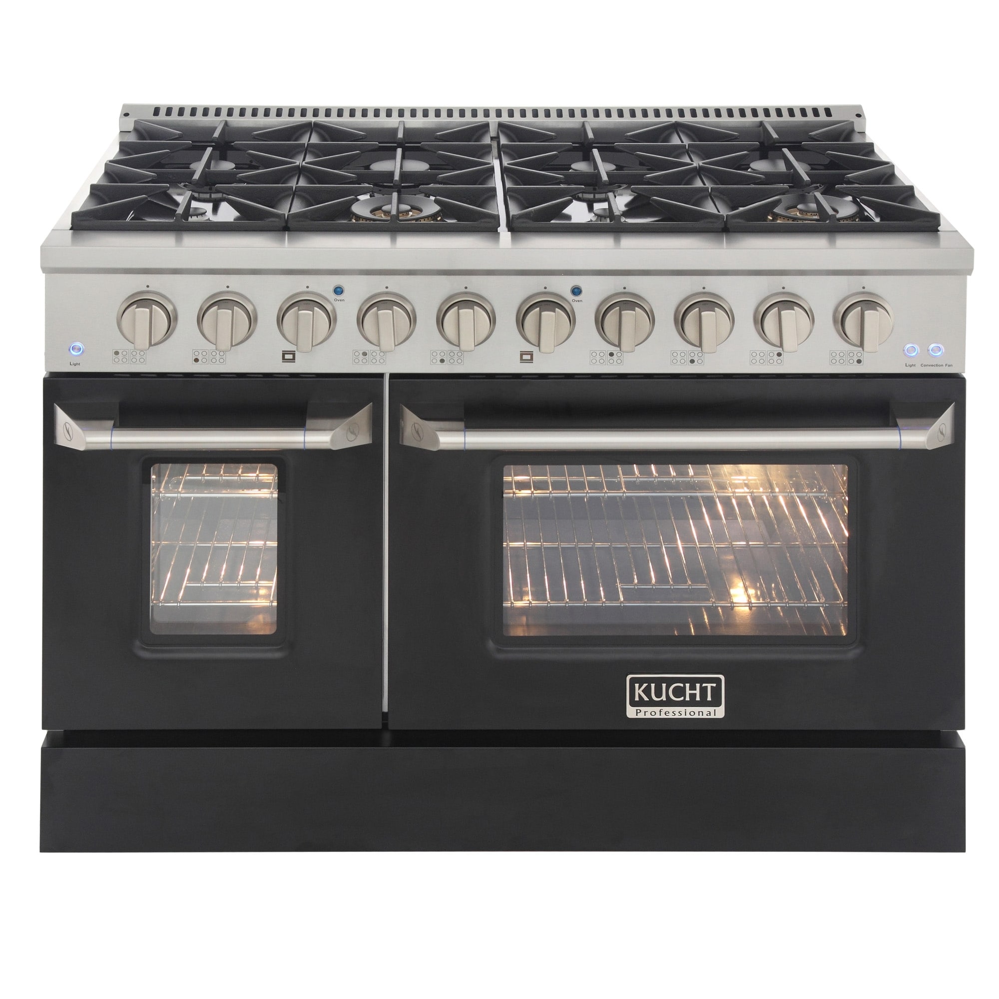 KUCHT 48 in. 6.7 cu. ft. Dual Fuel Range for Propane Gas with Convection Oven - Optional Color Door