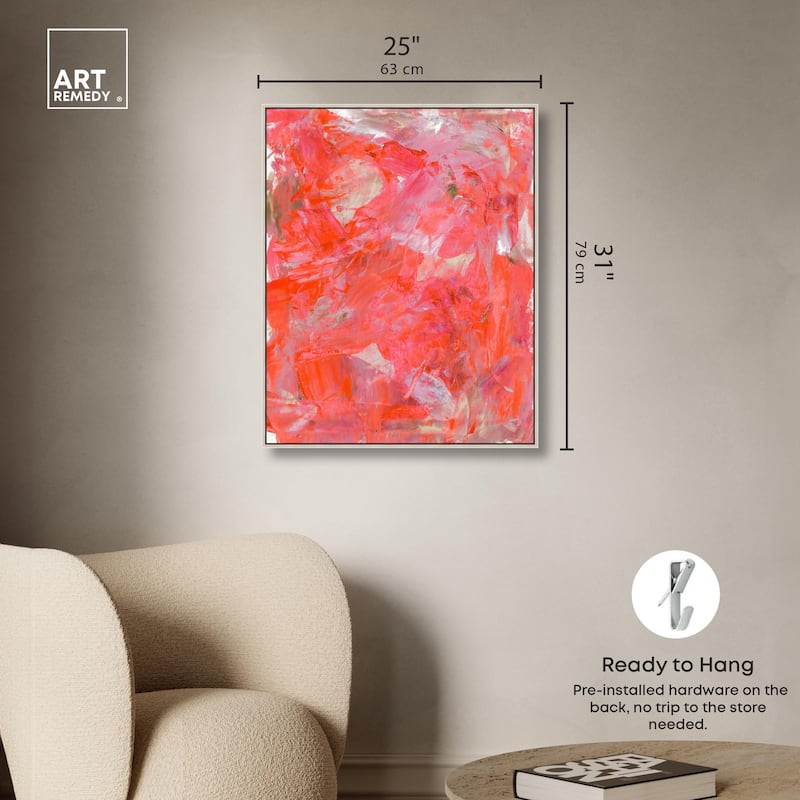 Shades of Red I Canvas by Art Remedy
