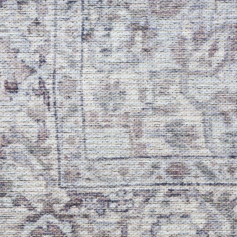Paraq Power Loomed Distressed Floral Area Rug By HomeRoots - 10' Runner