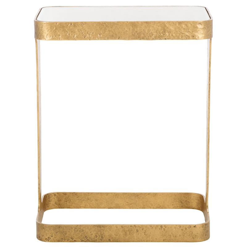 SAFAVIEH Couture Viktor Forged Metal Accent Table - 19"W x 11"D x 24"H