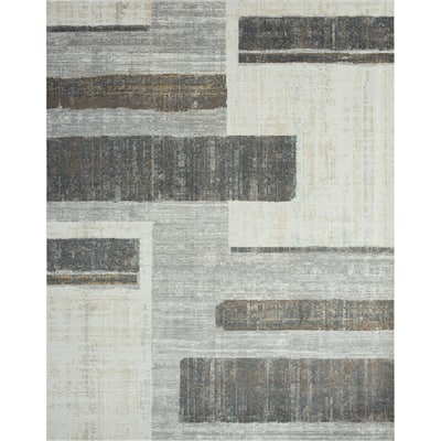 N Natori 24-Seven Outdoor/Indoor Modern Geometric Area Rug