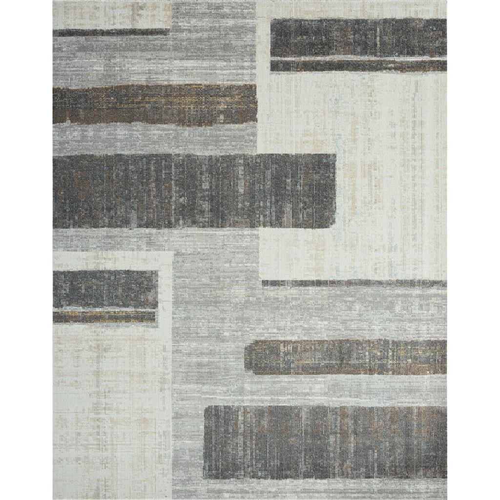 N Natori 24-Seven Outdoor/Indoor Modern Geometric Area Rug