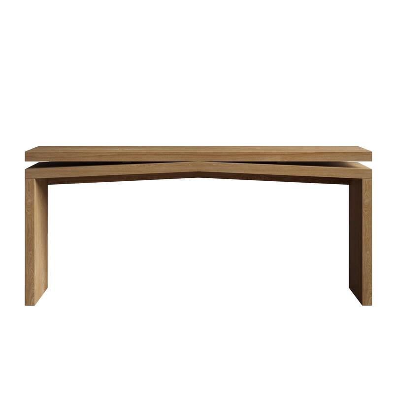 GDF Studio - Farmhouse Wooden Console Table for Entryway