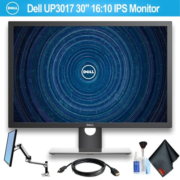 Shop Dell 30 16 10 Ips Monitor With Hdmi Cable And Ergotron 45