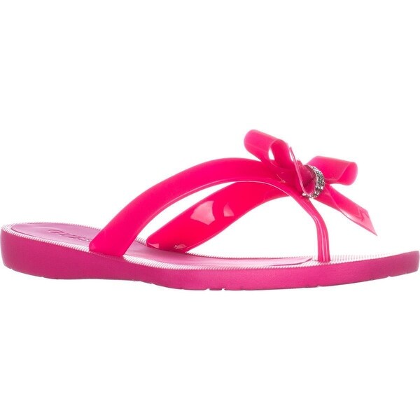 guess tutu flip flops navy