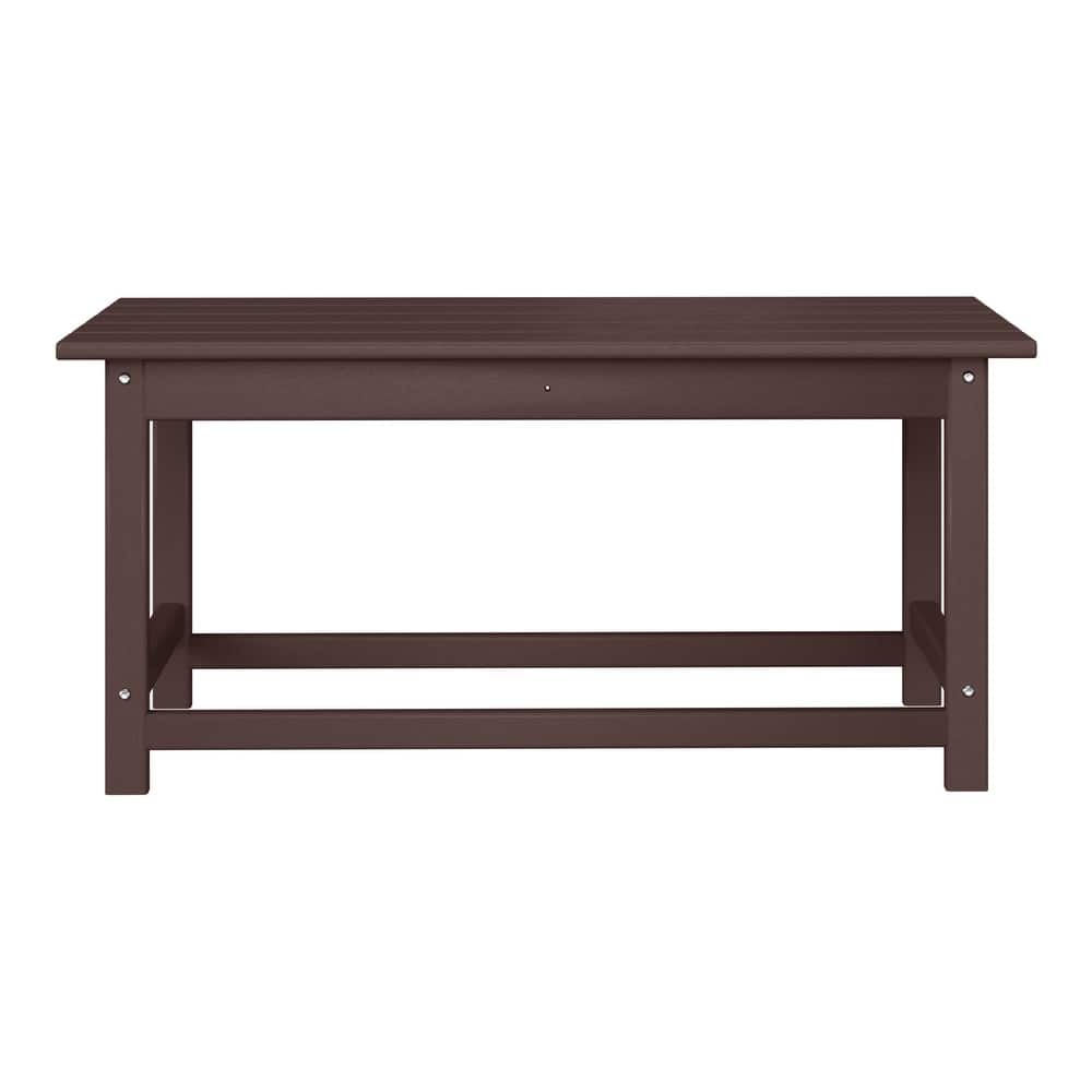 Laguna Hdpe All Weather Outdoor Patio Rectangular Coffee Table