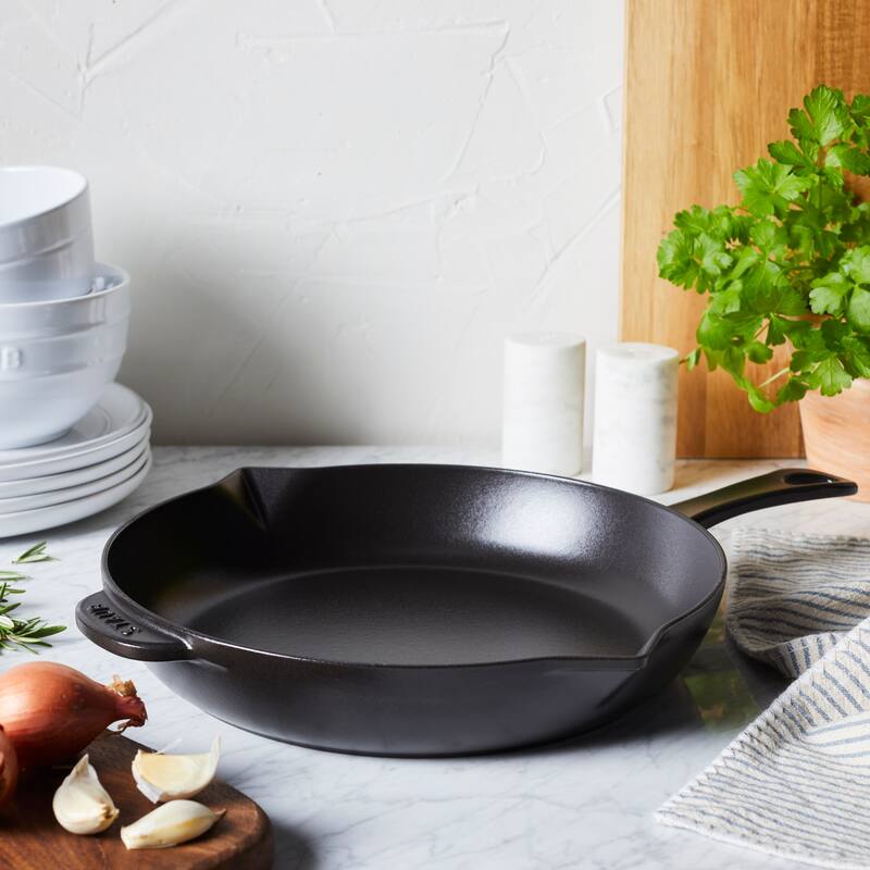 STAUB Cast Iron 10-inch Fry Pan