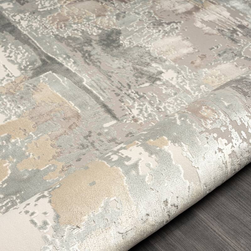 Daho Abstract Modern Woven Area Rug By HomeRoots