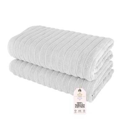Brampton 2 Piece Luxury Turkish Cotton Jumbo Bath Sheets