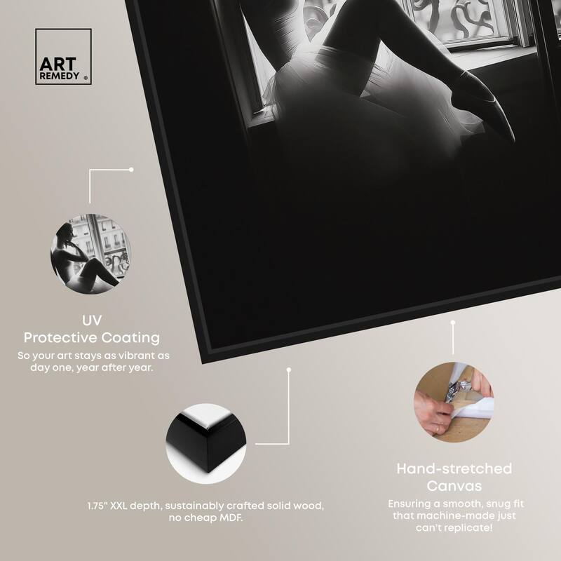 Shadows of a Lady Canvas by Art Remedy