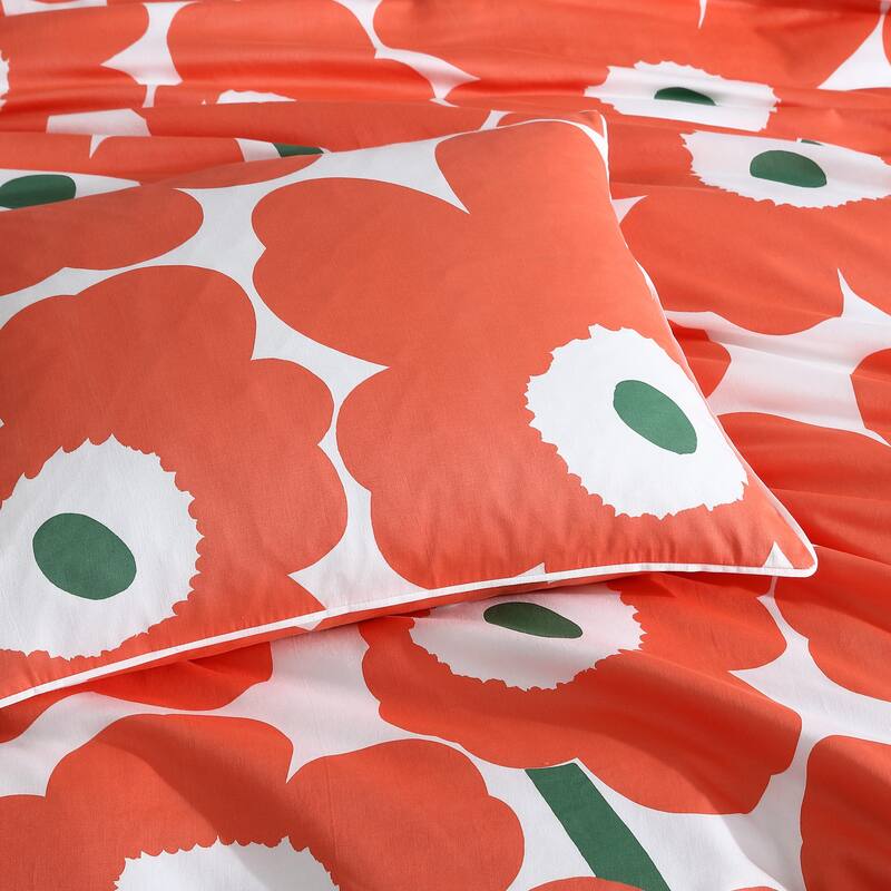 Marimekko Unikko Organic Cotton Duvet Cover Set