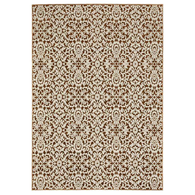 Style Haven Ingram Two-Tone Oriental Rust/ Beige Area Rug - 6' 7" x 9' 6"