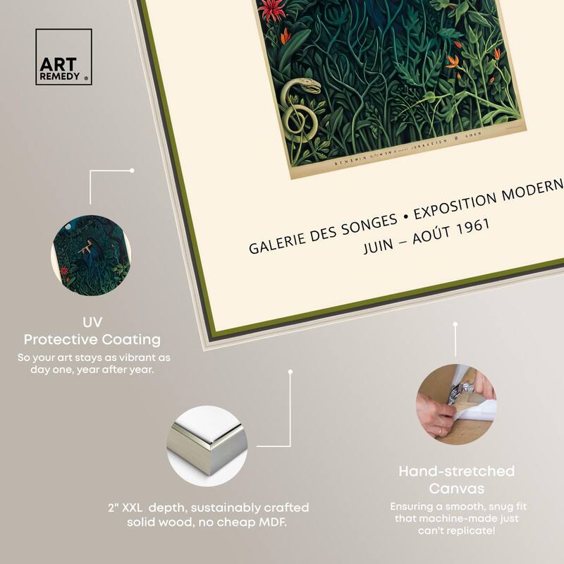 Rousseau's Jungle Dream Canvas by Art Remedy