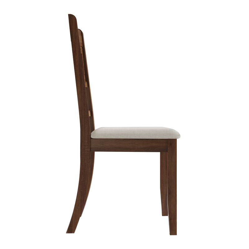 CraftPorch Mid Century Modern 4-Piece Chair and Round Table Dining Set