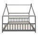 preview thumbnail 23 of 43, Modern Style House Bed Wood Bed, Fun and Adorable Space, Suitable for Kids