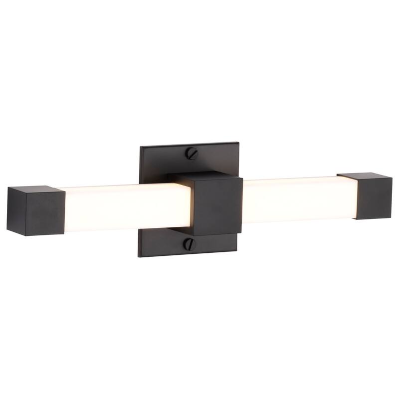 Brightwyn 16 Inch LED Vanity Matte Black Finish - Matte Black