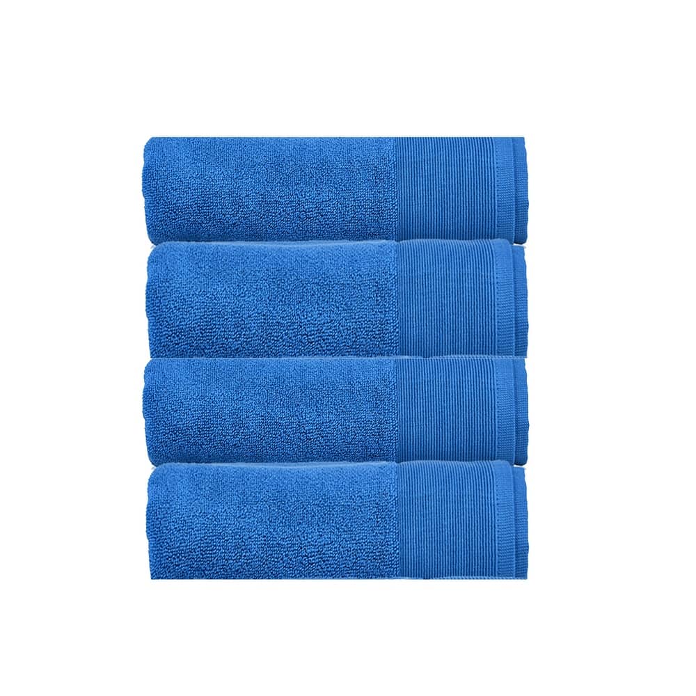 Fabstyles Camelot Hand Towel 600 GSM Zero-Twist Cotton Set of 4 - 16"x28"