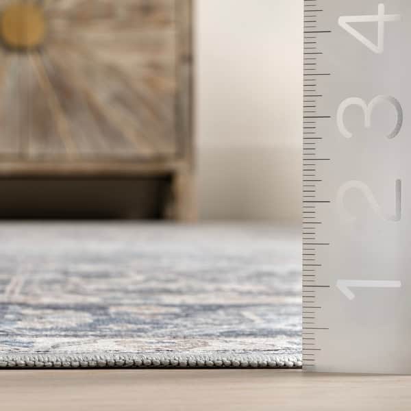 Nuloom Ivette Persian SplashGuard Machine Washable Area Rug