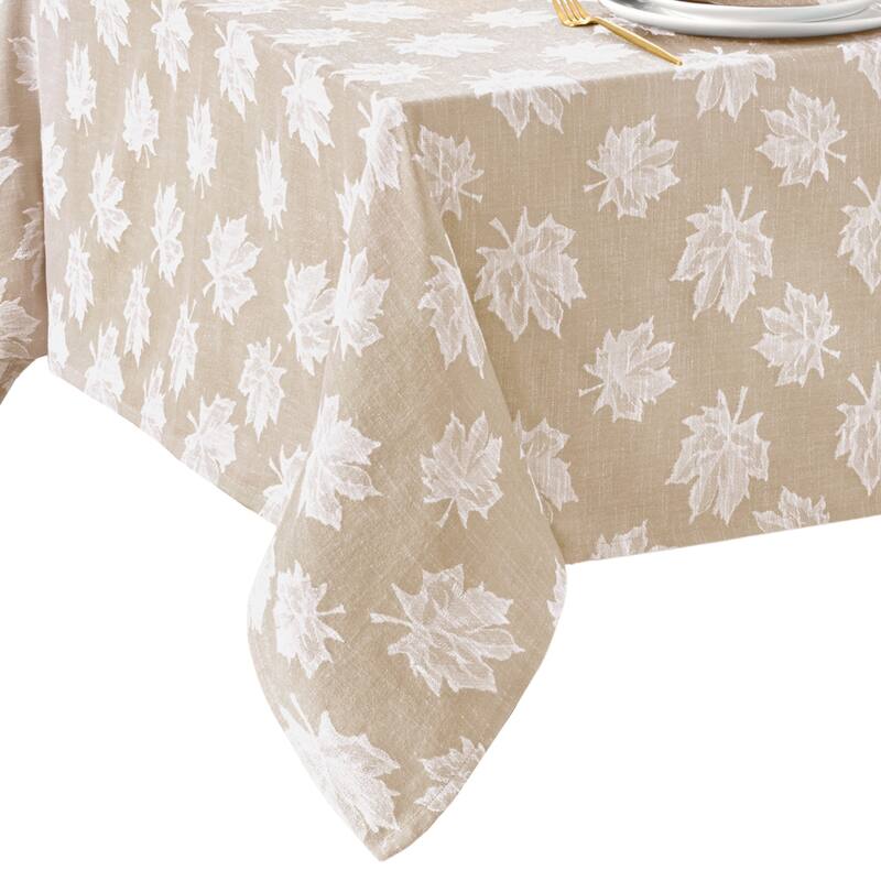Falling Leaves Jacquard Tablecloth