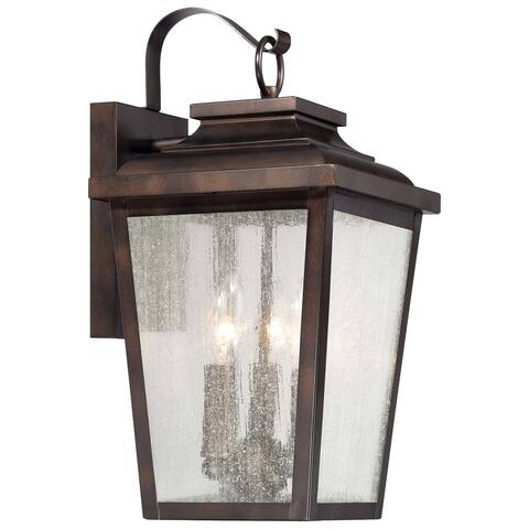 The Great Outdoors 3 Light Outdoor Wall Sconce from the Irvington