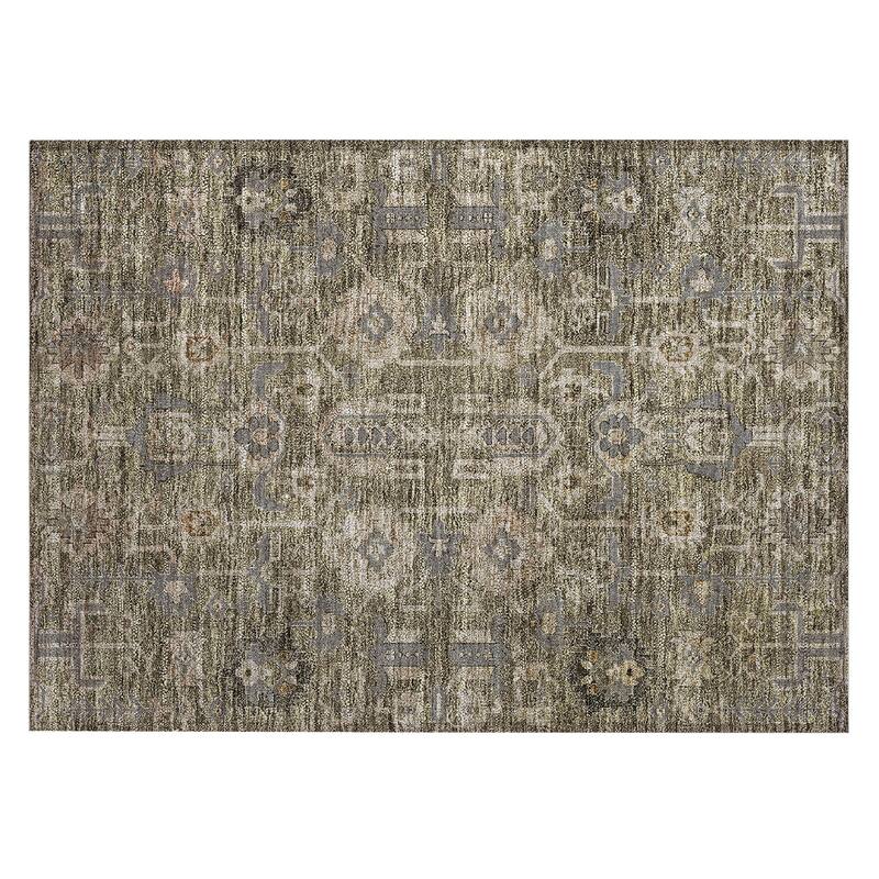 Machine Washable Indoor/ Outdoor Chantille Boho Rug