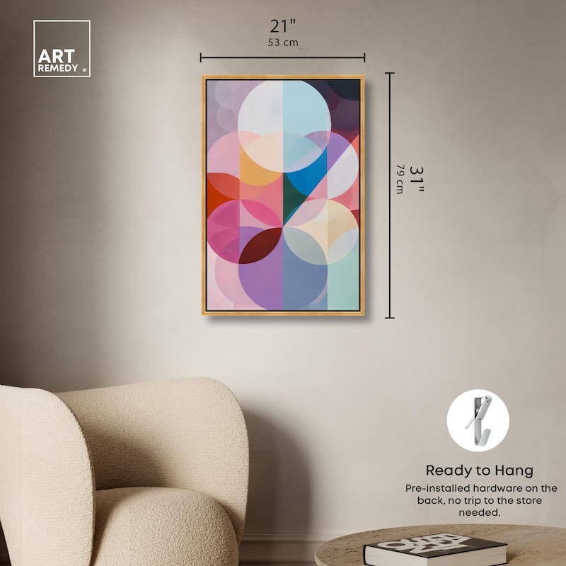 Oneiric Circles III Canvas by Art Remedy