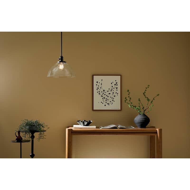 Kichler Lighting Avery 1-Light Pendant Light with Seeded Glass