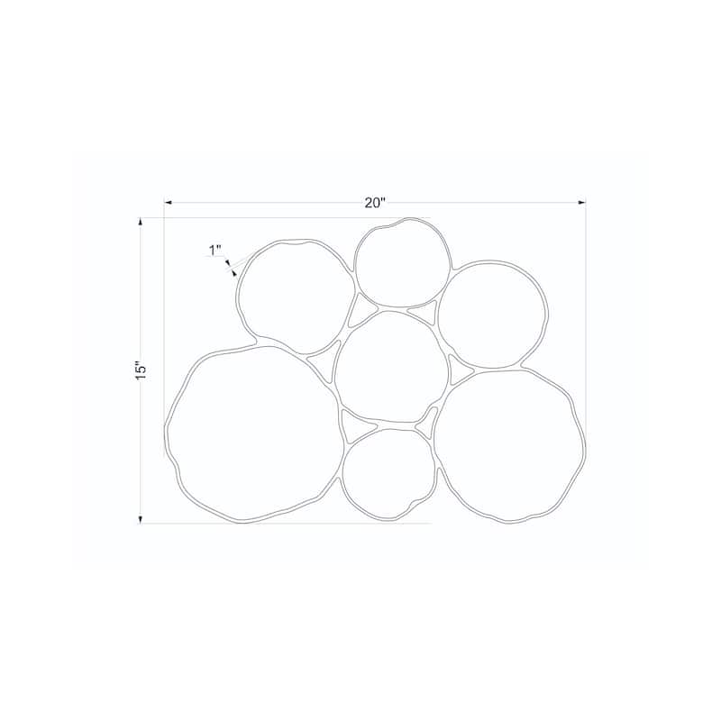 Livabliss Ersa Modern Wall Sculpture