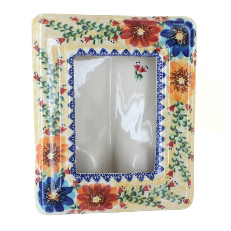 Blue Rose Polish Pottery 523 Vena Frame