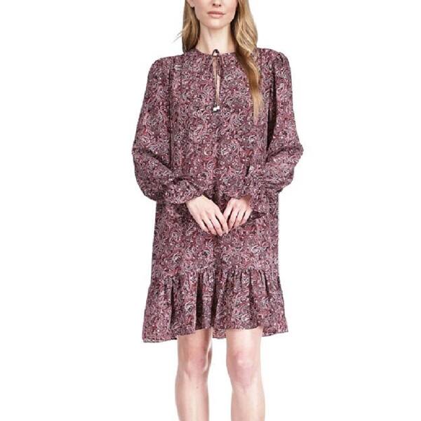 michael kors pink dress Michael Kors Floral Print Cotton Poplin Midi Dress