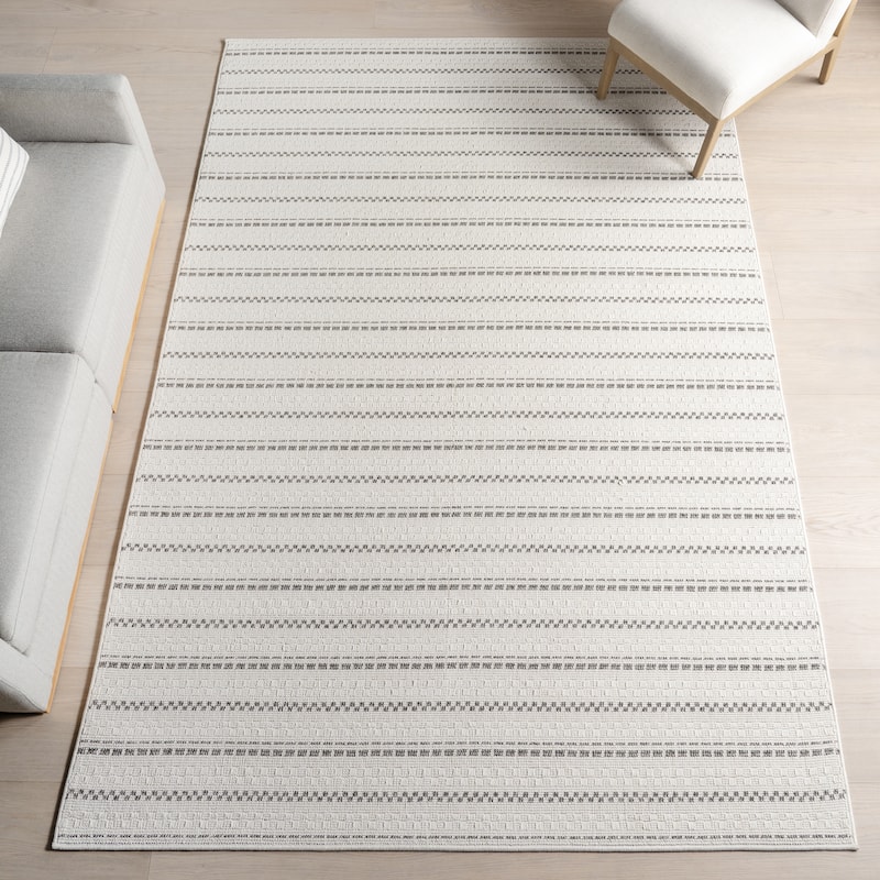Frenshe Interiors Haylo Geometric Indoor/Outdoor Area Rug
