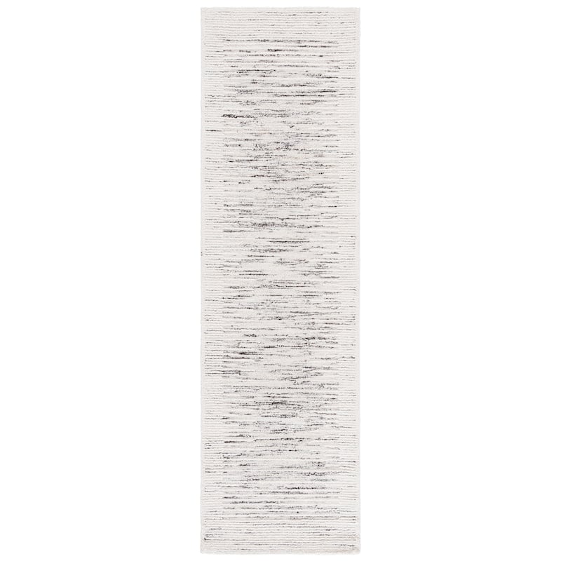 SAFAVIEH Handmade Pine Eurydice Modern Wool Rug - 2'3" x 8' Runner - Natural/Ivory