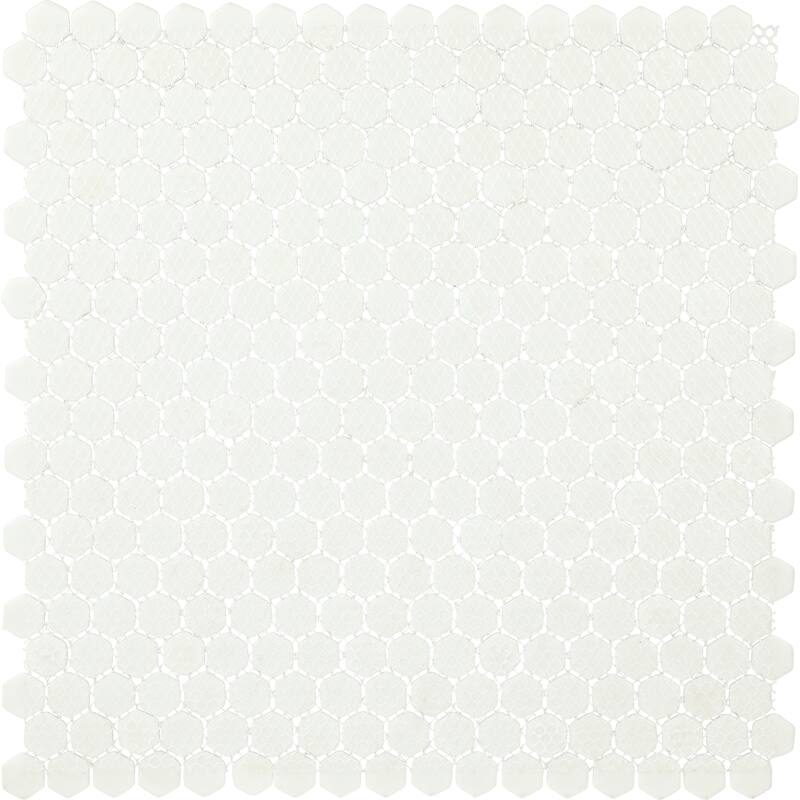 Daltile Starcastle 5/8" Mini Hexagon Glass Wall and Floor Mosaic (15 PC Per Carton) (13.80 SQFT Per Carton)