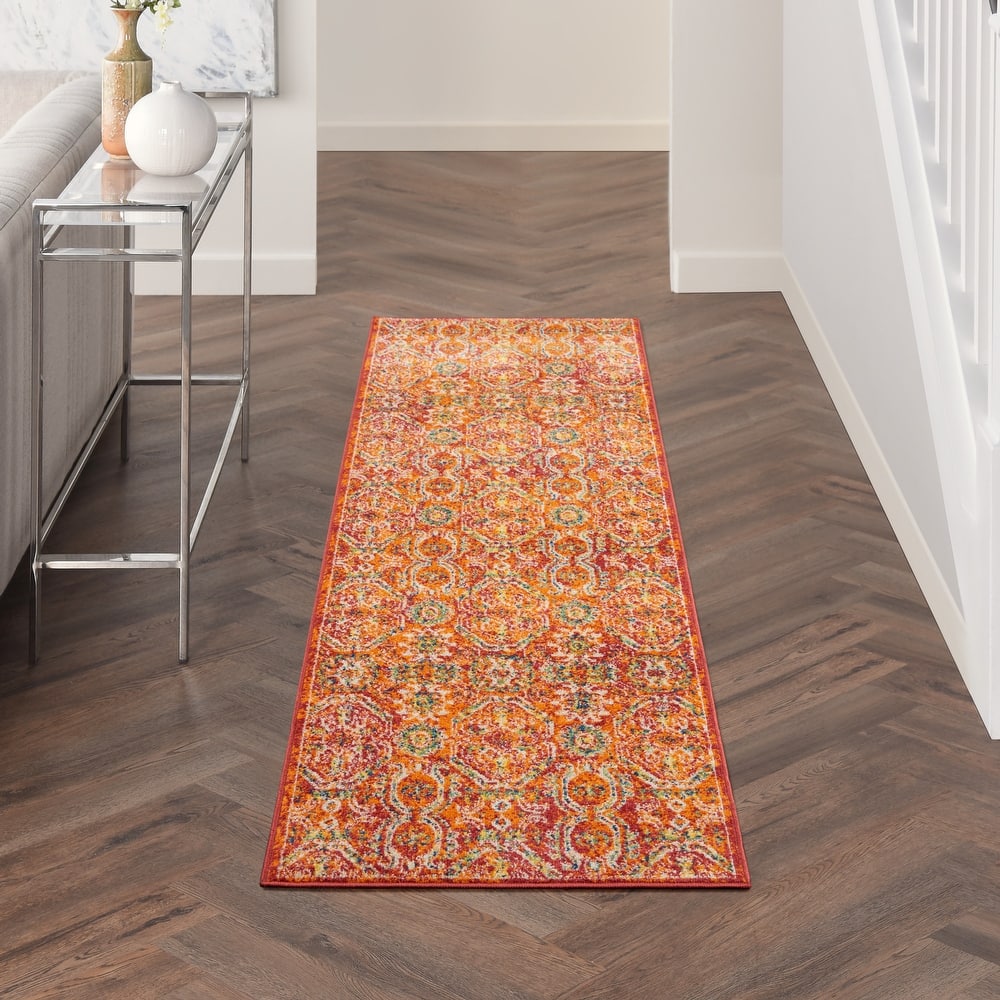 Nourison Allur Colorful Boho Tribal Medallion Area Rug