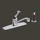 preview thumbnail 2 of 0, Kitchen Faucet Chrome 1 Handle w/ Sprayer Single Hole Renovators Supply