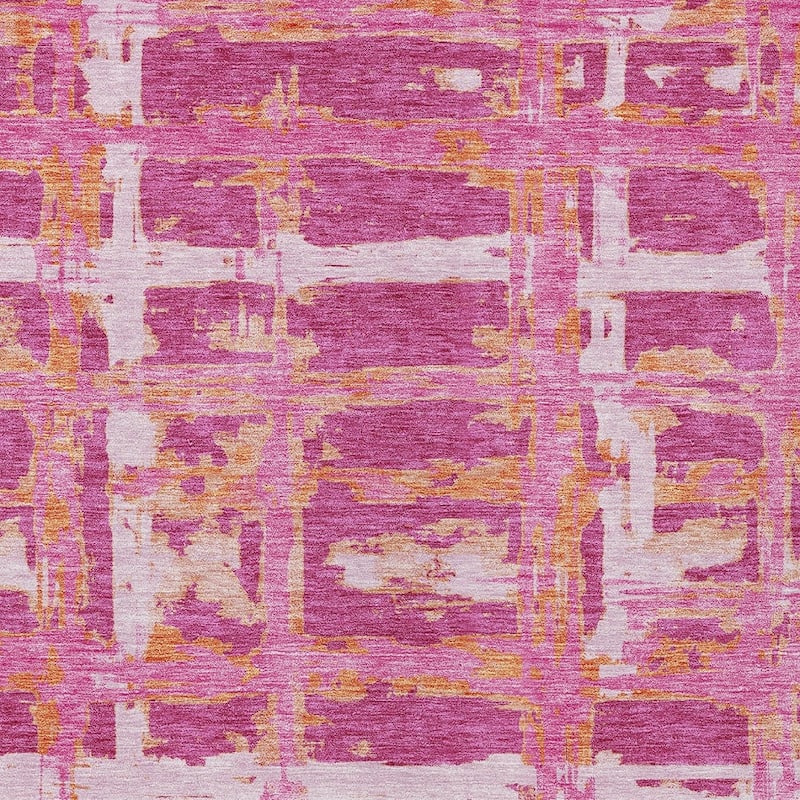 HomeRoots Striped Transitional Rectangle Outdoor Rug