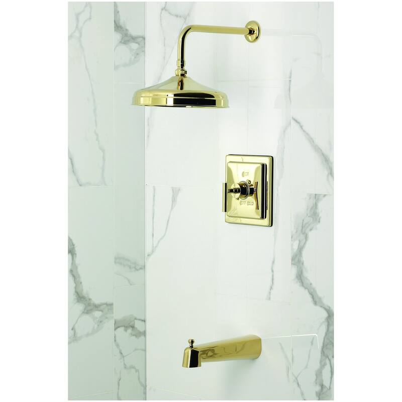 Kingston Brass KB614.CML Tub and Shower Trim Package with 1.8 GPM
